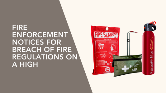 Fire Enforcement Notices for Breach of Fire Regulations on a High