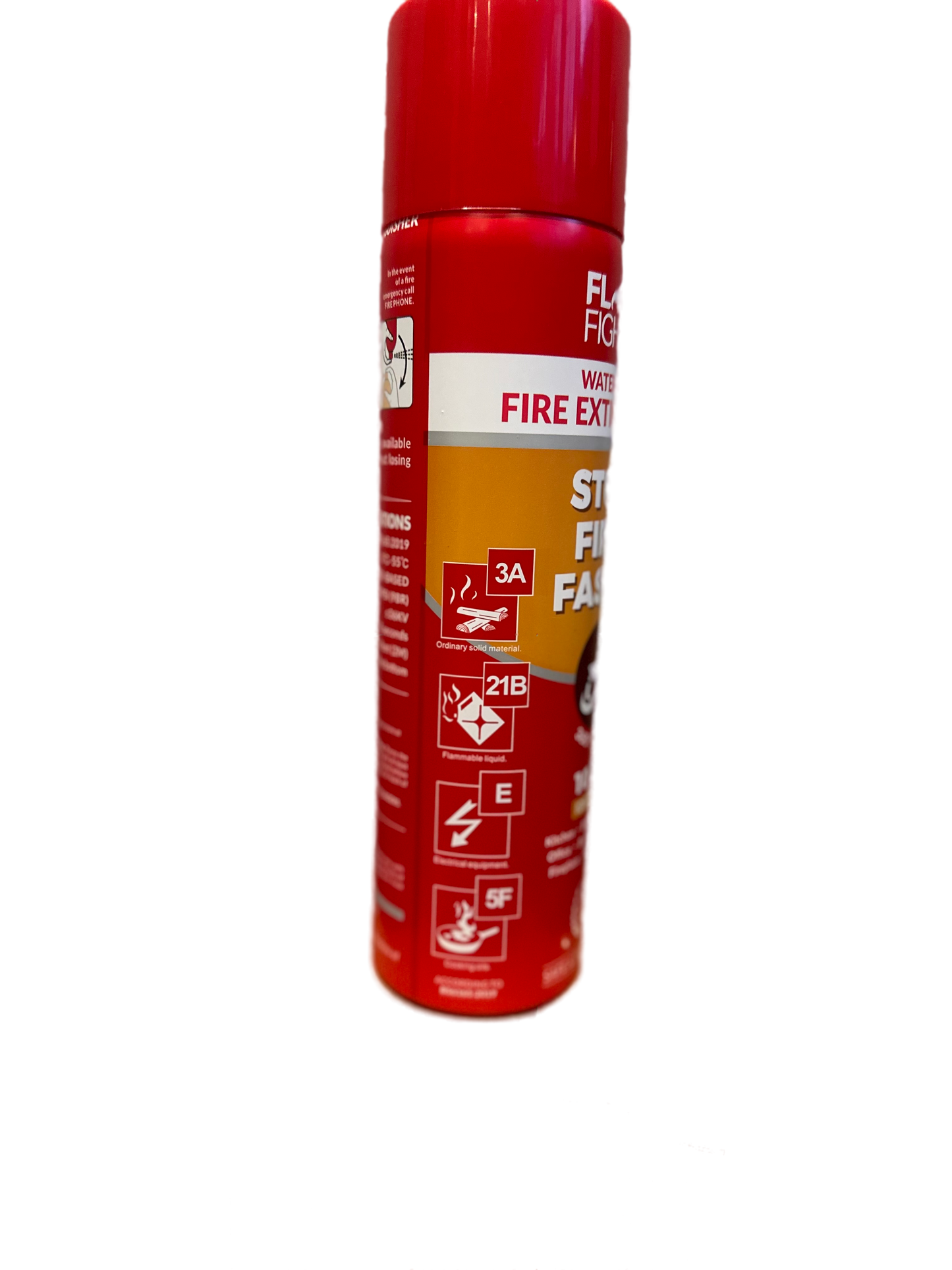 New Premium FSS UK 520 ml Water Mist Fire Extinguisher. 10 in 1 All type fires. Home, Cooking, Electric Battery Fires