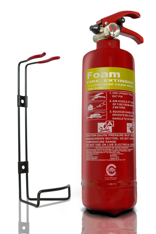 New FSS UK Plus 1 Litre / 1 L Foam Fire Extinguisher CE Marked