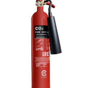 FSS UK Fire Extinguisher Value Set (2kg CO2 + 6 Ltr Water) BSi Kitemark Ideal for Workplace