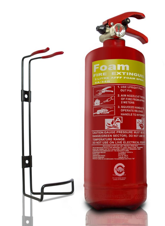 New FSS UK 2 Litre Foam (Afff) Fire Extinguisher – BSi Kitemarked