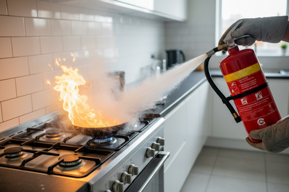 Premium FSS UK 3 Litre Wet Chemical Fire Extinguisher British Standard Kitemark
