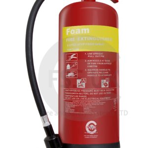 FSS UK Fire Extinguisher Value Set (2kg CO2 + 6 Ltr Foam) BSi Kitemark Ideal for offices and workplace