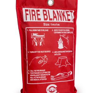 FSS UK Plus 1 KG ABC Dry Powder Fire Extinguisher With Fire Blanket CE Marked