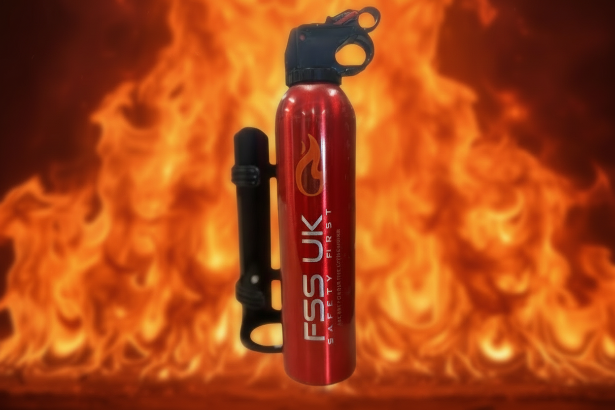 Premium FSS UK 600G Fire Extinguisher With 5 Year Warranty 1st Aid Kit