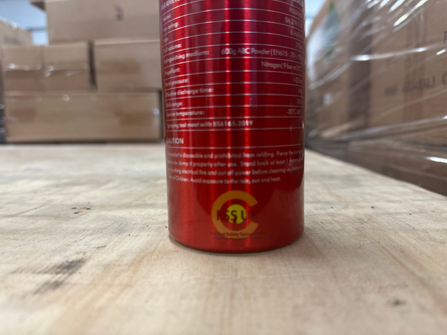 Premium FSS UK 600g All purpose ABC Powder Fire Extinguisher CE marked